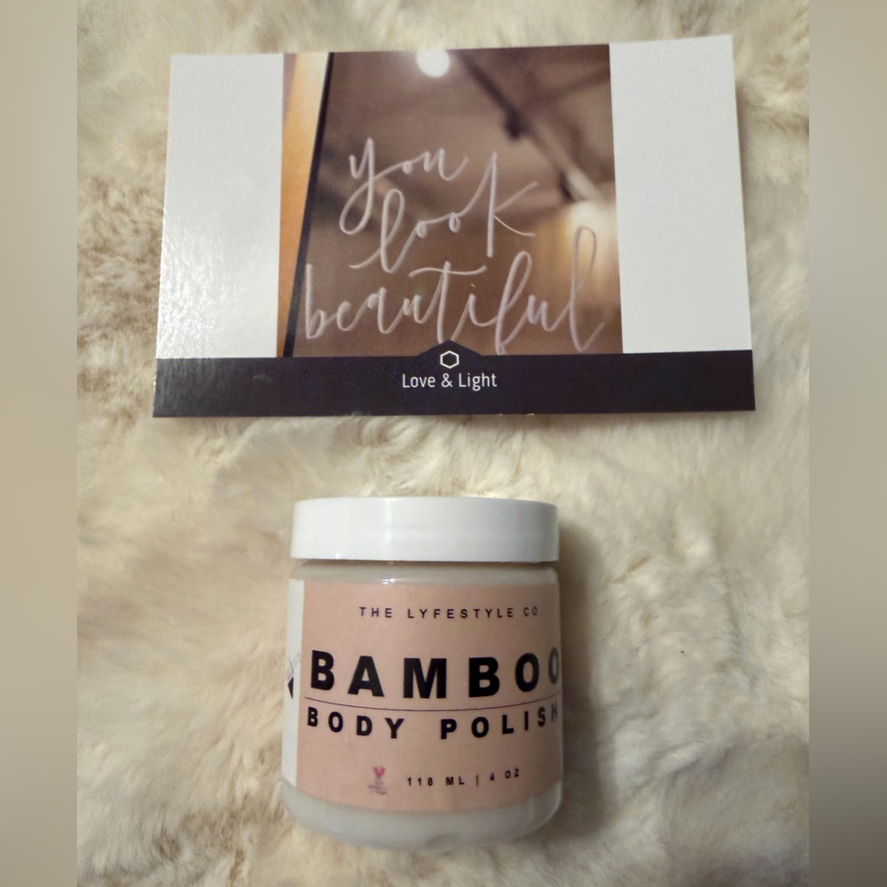 NEW• Bamboo Body Polish - Vegan, Natural & Paraben Free